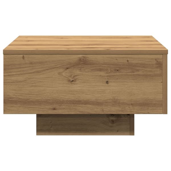 vidaXL Sofabord Artisan Eg Massivt Egetræ 55 x 55 x 31 Slidstærk