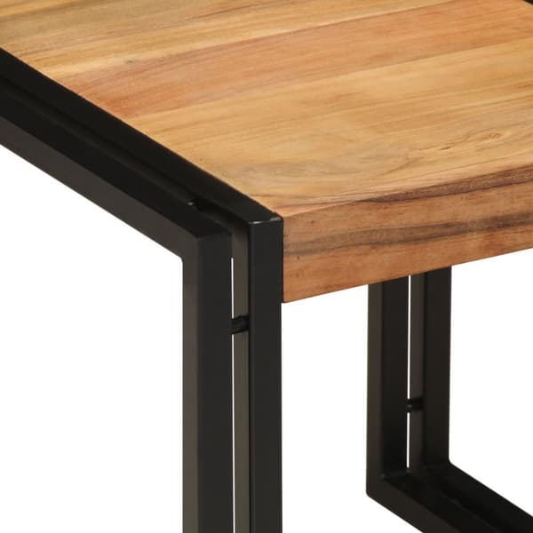 vidaXL Kaffebord 40x50x38 cm Massivt Akasietre
