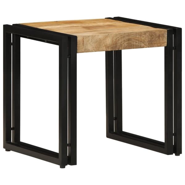 vidaXL Kaffebord 40x50x38 cm Solid Grovt Mangotre