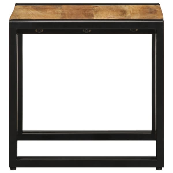 vidaXL Kaffebord 40x50x38 cm Solid Grovt Mangotre