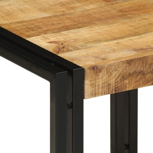vidaXL Kaffebord 40x50x38 cm Solid Grovt Mangotre