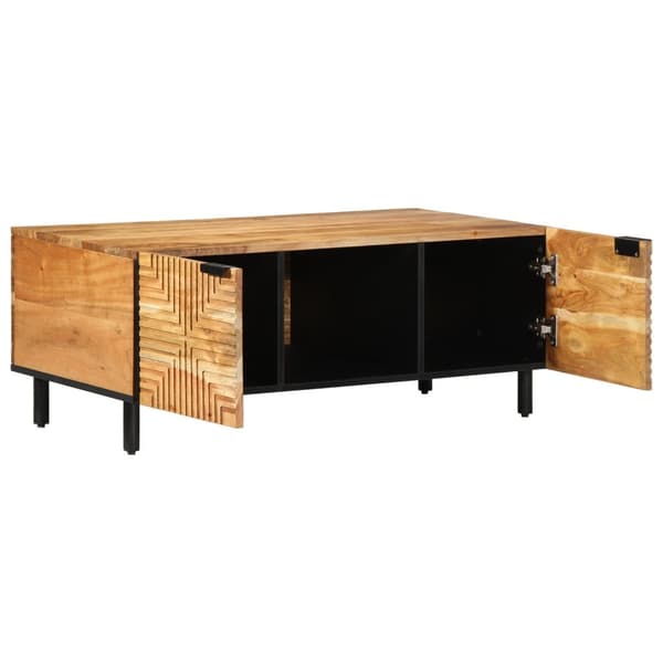 vidaXL Kaffebord 100x54x40 cm Massivt Akasietre