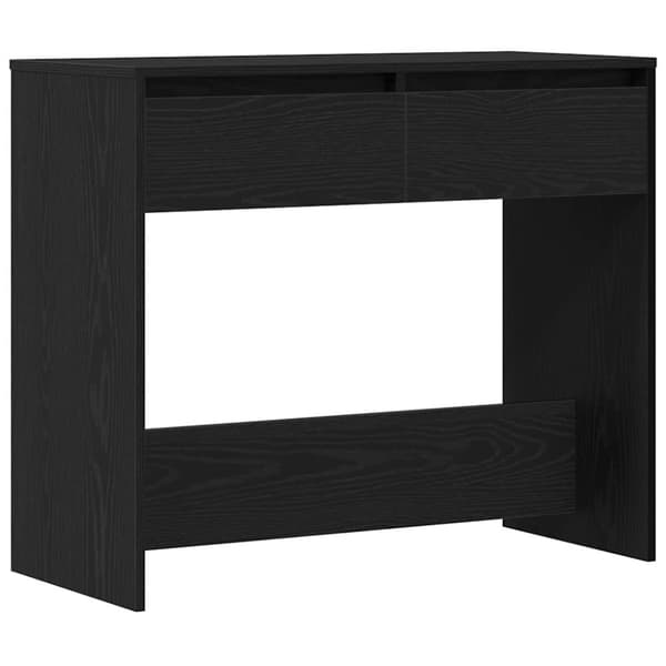 vidaXL Avlastningsbord svart ek 89x41x76,5 cm konstruerat trä