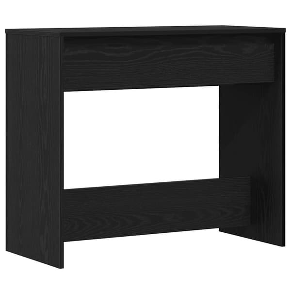 vidaXL Avlastningsbord svart ek 89x41x76,5 cm konstruerat trä