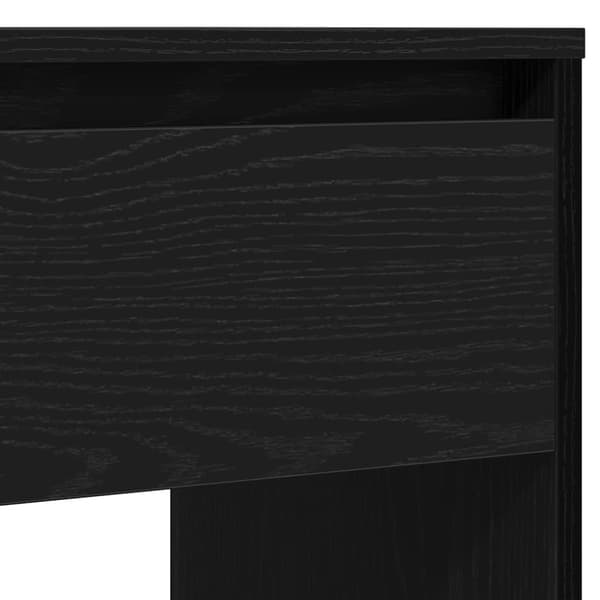 vidaXL Avlastningsbord svart ek 89x41x76,5 cm konstruerat trä