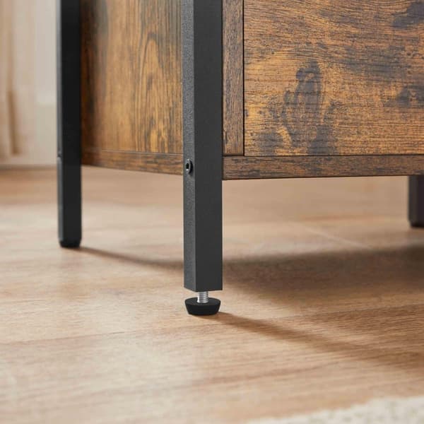 Sidobord, VASAGLE LET521B01, 38x28x60 cm, Svart