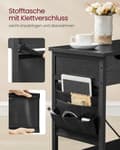 Miniatyrbild 5 av 8: Bord, LET311B01, 60x31.5 cm, Svart