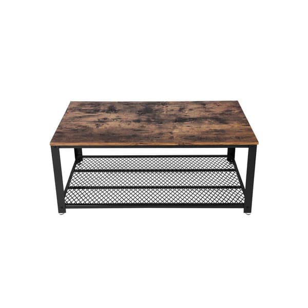 Soffbord, LCT61X, 106x60 cm, Brun-Svart