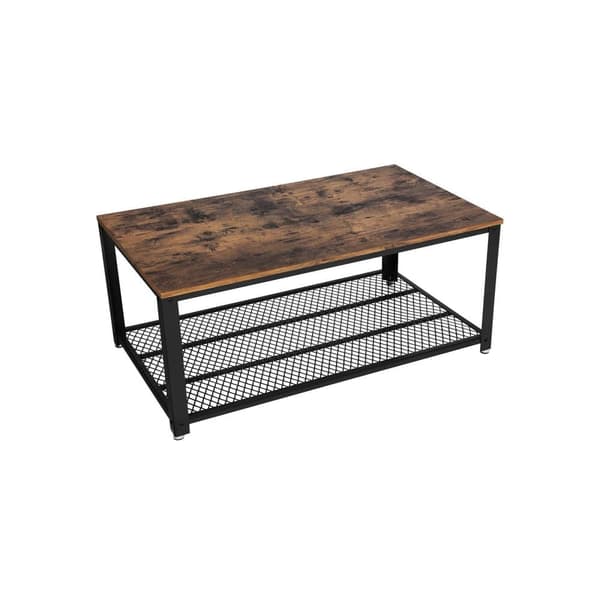Soffbord, LCT61X, 106x60 cm, Brun-Svart