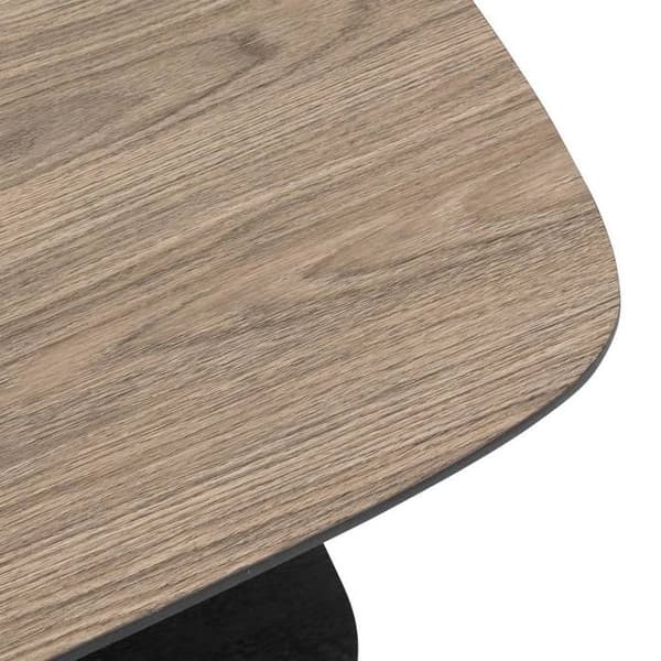 Bordstable 1 hylla "Hodia" svart 75x75x38cm - Atmosphera inredningsdesigner - Svart