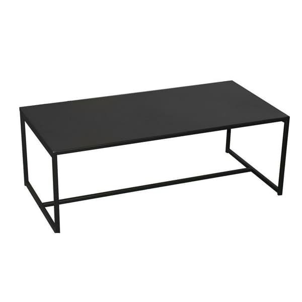 Svart Metall Bords - WADIGA - 100x50x36CM - Industriell - Loft - Rektangulär