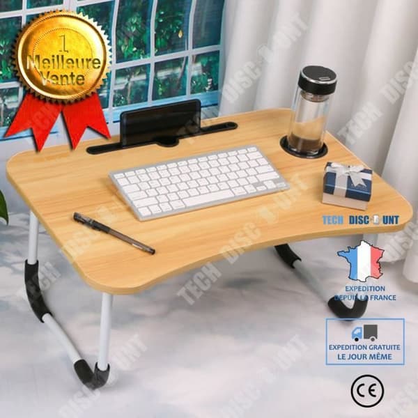 TD® Sängbord sovsal laptopbord studentstudie hopfällbart skrivbord litet bord enkelt sovrum latabord