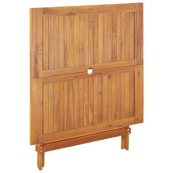 Matgrupp för trädgården 5 delar beige konstrotting/massivt trä