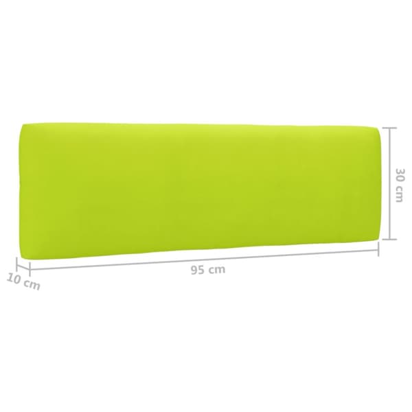 Pallsoffa 2-sits med dynor impregnerad furu