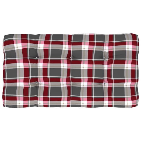 Pallsoffa 2-sits med dynor svart impregnerad furu