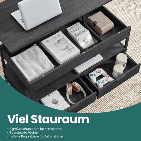 Sofabord - Højde -justerbar bordplade, moderne design
