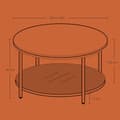 Miniatyrbillede 2 af 5: Sofabord - Stue Bord i moderne design