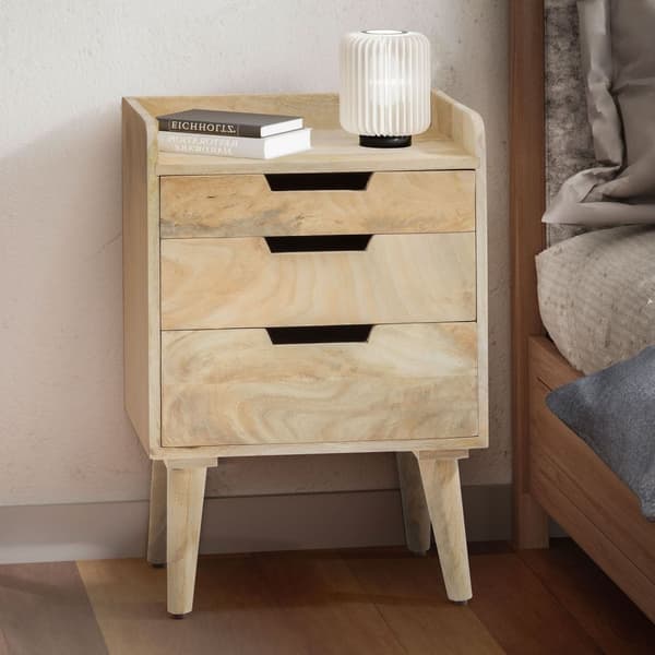 Rootz Moderne natkasser - Bedkabinetter - Træ natborde - Unikt design - 45 cm x 63 cm x 33 cm