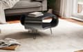 Miniatyrbillede 3 af 6: Rootz Modern Living Room Bord - Sofabord - Stor opbevaring - Solid Wood & Iron - 60 cm x 60 cm x 35 cm