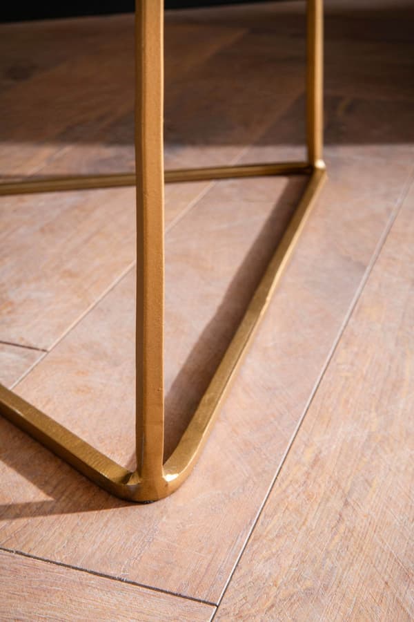 Rootz Triangular Side Table - Moderne sidebord - Marmorbord - Unikt design - 37 cm x 37 cm x 53 cm