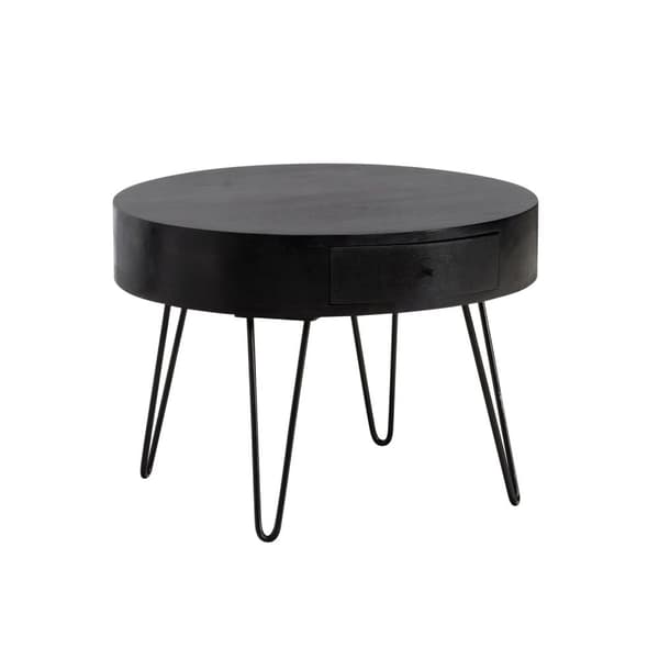 Rootz Moderne sofabord - Slående sofabord - Round Storage Table - Unik design - 60 cm x 60 cm x 43 cm