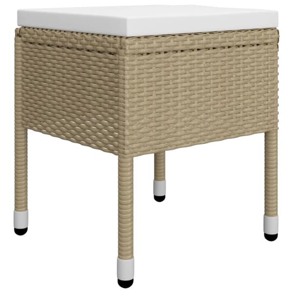 Matgrupp för trädgården 5 delar beige