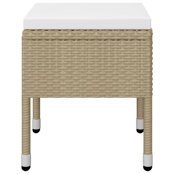 Matgrupp för trädgården 5 delar beige