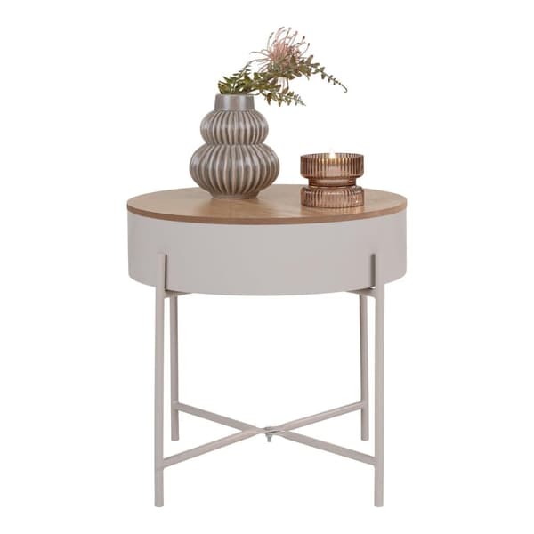 Sidobord, Sisco, 40x40 cm, Beige