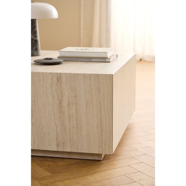 Dice sofabord beige.