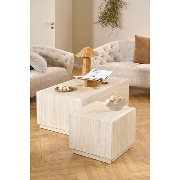 Dice sofabord beige.