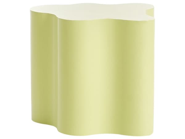 Sidebord Grøn Træ Moderne Hjørnebord Sofa Bord til Kaffe Organisk Hjørnesidebord Asymmetrisk Hjørnemøbel Lav Bord
