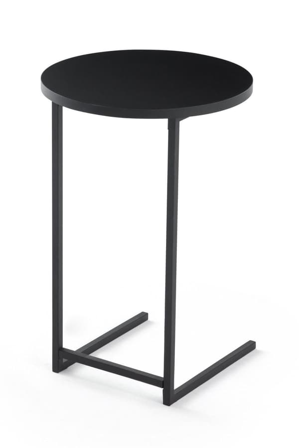 Sidobord, Mitazor, 38x57 cm, Svart