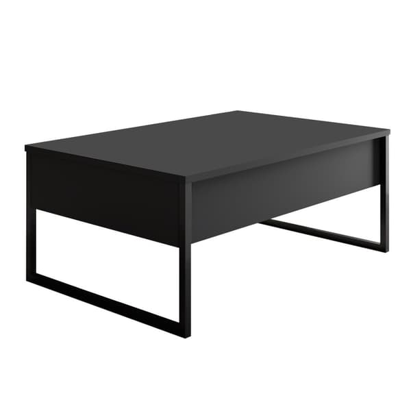 Sofabord, Luxe, 90x60 cm, Sort