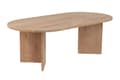 Miniatyrbild 7 av 8: Ovalt soffbord, Sobel, 119x40x60 cm, brunt