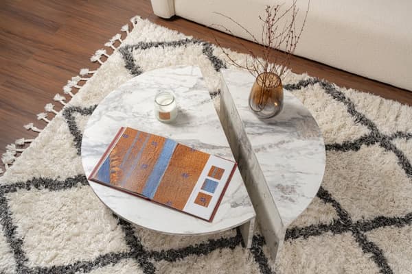 Sofabord, Orion - Fresia marmor farve
