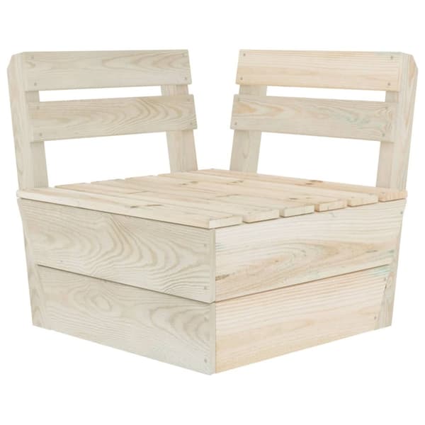 Pallsoffa 2-sits impregnerat granträ