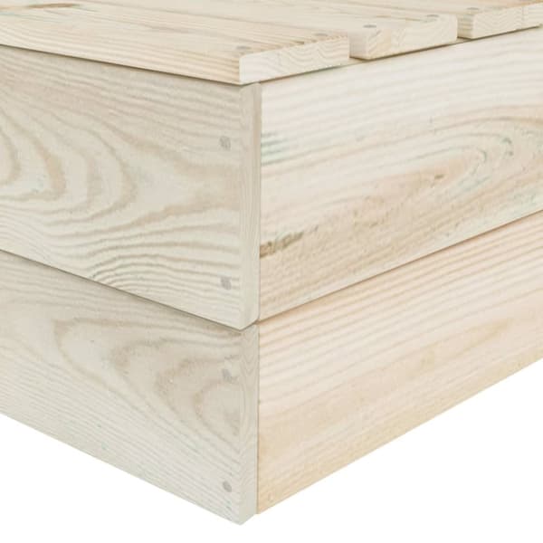 Pallsoffa 2-sits impregnerat granträ