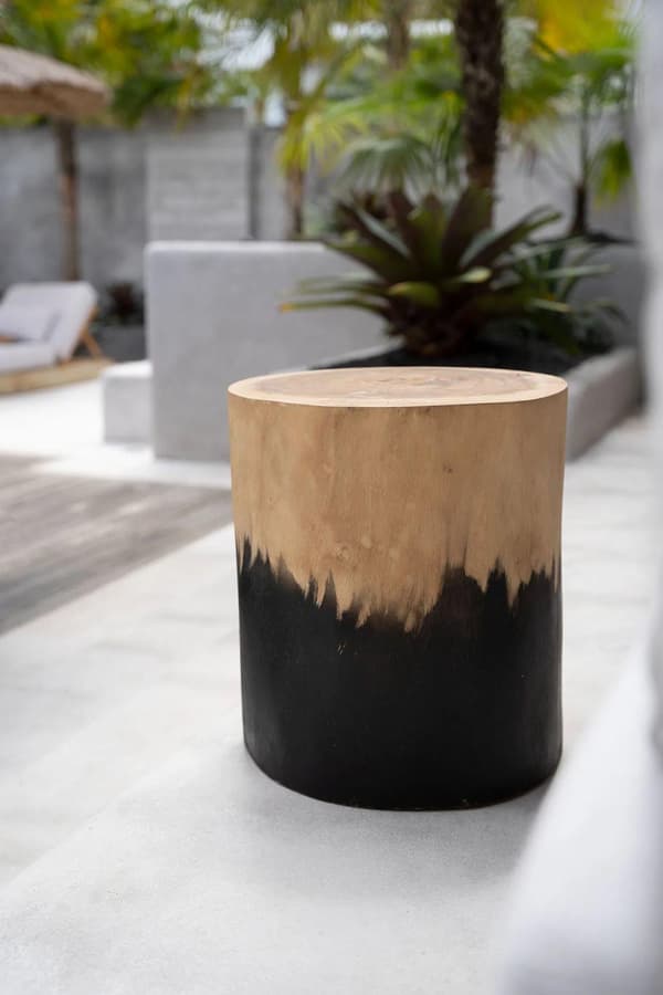 Morocho Taburet - Sort Natur
