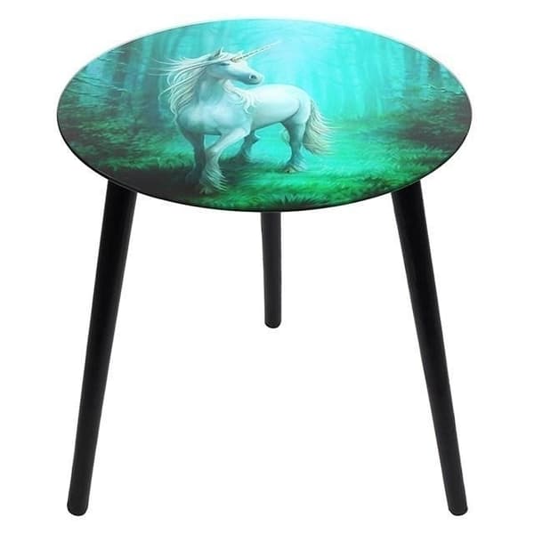 Glas Enhörning Bord - Forest Unicorn