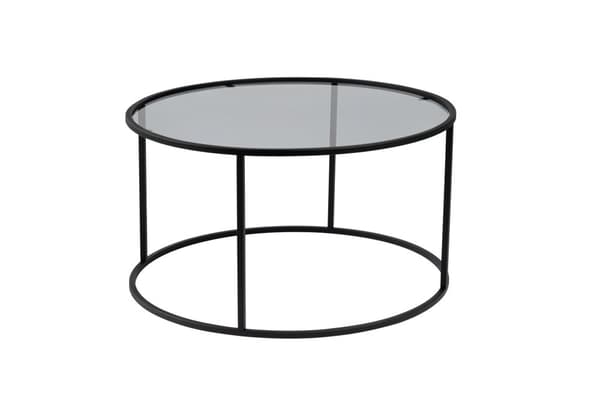 Soffbord, Aurum - 80 x 80 x 43 cm, Svart