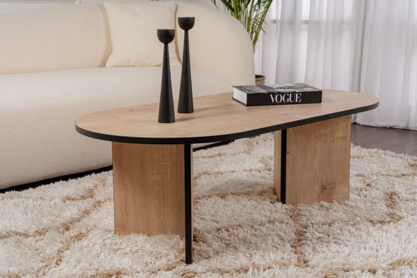 Soffbord, Sobel 119x40x60 cm, brunt