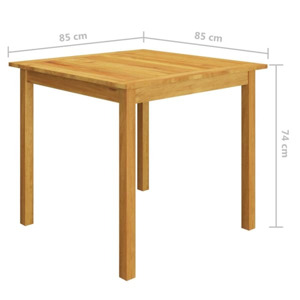 Matgrupp för trädgården 5 delar beige