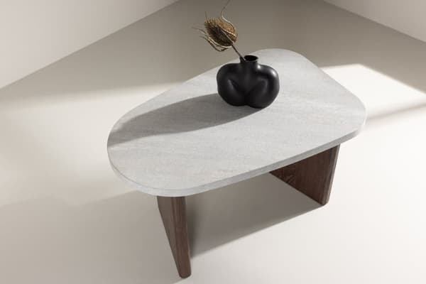 Sidebord, Grönvik, 70x45 cm, Lysegrå