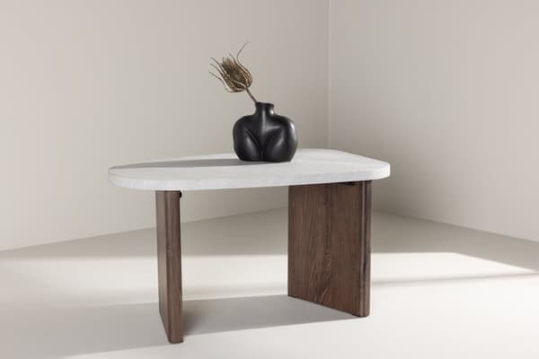 Sidebord, Grönvik, 70x45 cm, Lysegrå