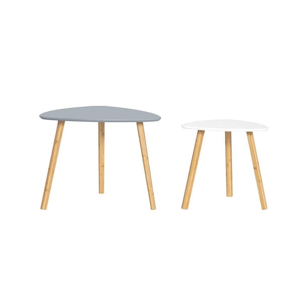 Kaffebord Set, FBT74-HG, 40x38x40 cm, 55x53x45 cm, Brun