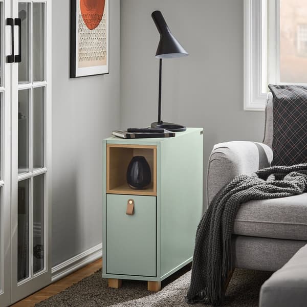 SoBuy Sängbord Sidobord Förvaringsbord med låda FBT161-GR