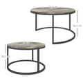 Miniatyrbild 3 av 10: Rootz soffbordset - Round Set Tables - Industrial Design - Hållbar - 78,5 cm x 78,5 cm x 46,5 cm & 59 cm x 59 cm x 36,5 cm