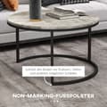 Miniatyrbild 7 av 10: Rootz soffbordset - Round Set Tables - Industrial Design - Hållbar - 78,5 cm x 78,5 cm x 46,5 cm & 59 cm x 59 cm x 36,5 cm