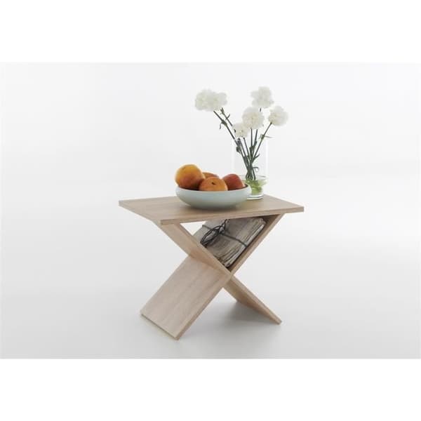 FMD soffbord - Ek - Rektangulärt - Modernt - Design - 54x39x43cm