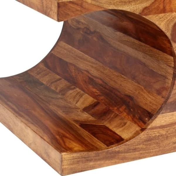 MVS Modern SOFFBORD Massivt sheeshamträ 90 x 50 x 35 cm ®Contemporain®OEAFPN®